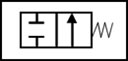 simbologia neumatica iso de Válvula 2-2-abierto