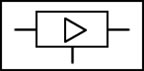 simbolo neumatico del amplificador