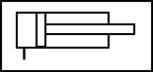 simbolo neumatico del cilindro doble efecto