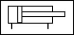 simbolo neumatico del cilindro doble efecto