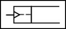 simbolo neumatico del mando divisor