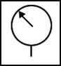 simbolo din de manometro