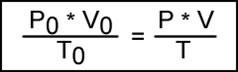 Fórmula general de los gases ideales