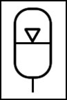simbolo de acumulador de gas