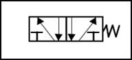 símbolo neumático de Válvula