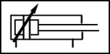 simbolo neumatico del cilindro amortiguador